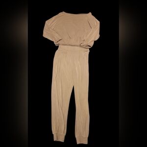Express Beige Jumpsuit